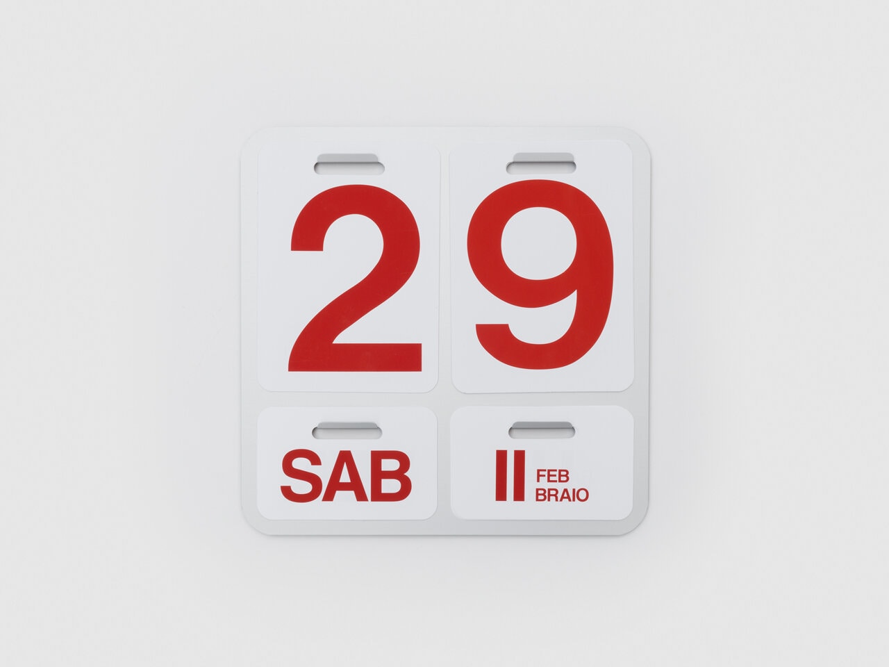 Formosa Perpetual Wall Calendar  by Danese Artemide Accessories